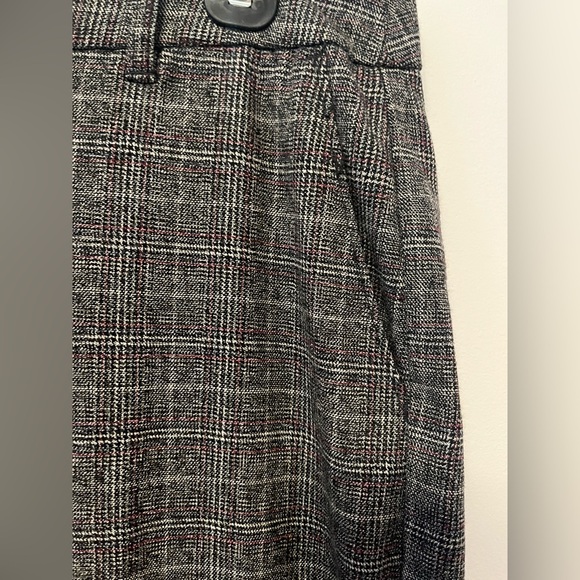 Abercrombie & Fitch Simone Plaid High Rise Ankle Pants,Sz Medium - Picture 5 of 9